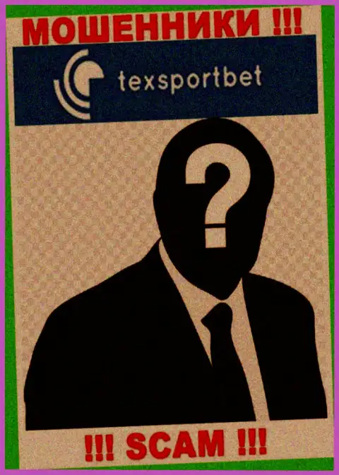 Никаких сведений о своем непосредственном руководстве, мошенники TexSportBet не сообщают