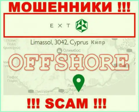 Офшорные internet жулики EXT LTD прячутся вот здесь - Кипр
