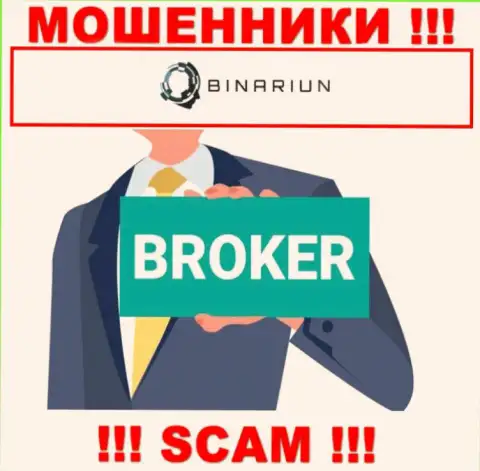 Связавшись с Binariun, рискуете потерять все денежные средства, так как их Брокер - это разводняк