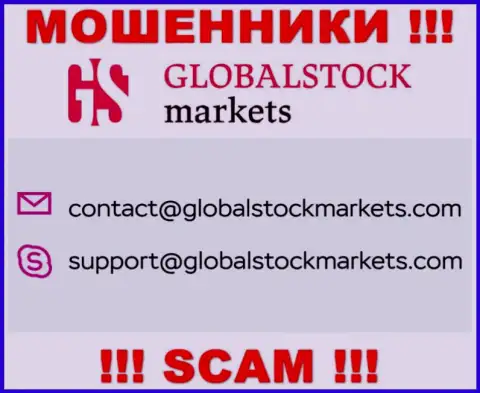 Связаться с internet мошенниками GlobalStockMarkets можете по этому адресу электронной почты (информация взята с их сайта)