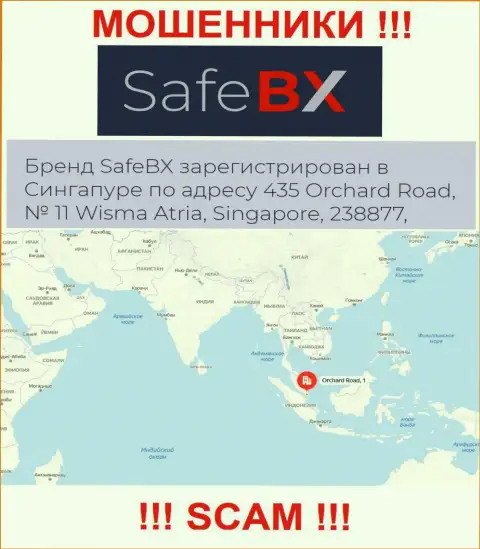 Не работайте с компанией SafeBX Com - эти internet лохотронщики спрятались в офшоре по адресу 435 Orchard Road, № 11 Wisma Atria, 238877 Singapore