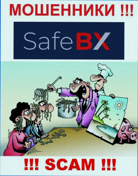 Пользуясь наивностью людей, SafeBX Com заманивают наивных людей к себе в разводняк