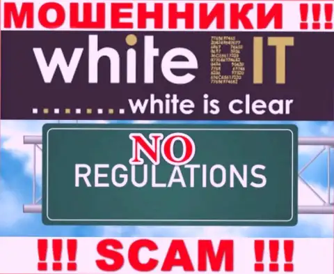 С WhiteBit крайне рискованно иметь дело, потому что у компании нет лицензии и регулирующего органа