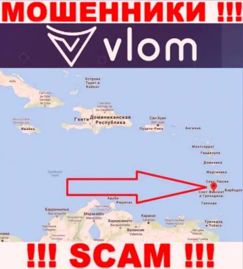 Компания Влом Ком - это internet-мошенники, находятся на территории Saint Vincent and the Grenadines, а это офшорная зона