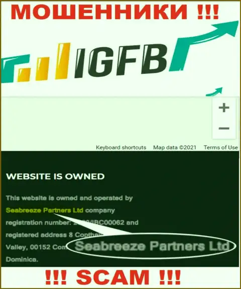 Seabreeze Partners Ltd управляющее организацией Seabreeze Partners Ltd