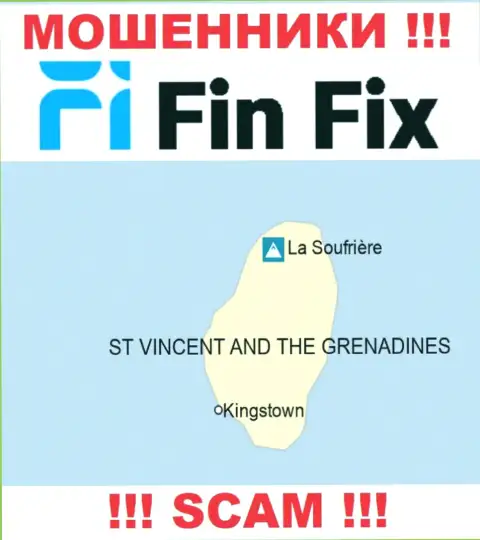 FinFix World осели на территории St. Vincent & the Grenadines и беспрепятственно прикарманивают денежные активы