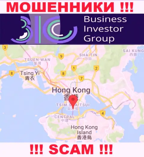 Оффшорное расположение BusinessInvestor Group - на территории Hong Kong