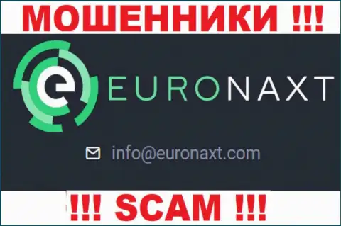 На сайте EuroNax, в контактных сведениях, указан адрес электронной почты этих интернет мошенников, не надо писать, оставят без денег