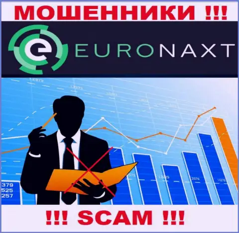 Махинаторы EuroNaxt Com безнаказанно жульничают - у них нет ни лицензионного документа ни регулятора