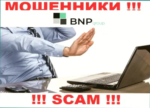 У BNPGroup на сайте не найдено информации об регуляторе и лицензионном документе конторы, а следовательно их вообще нет