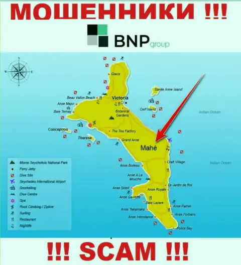 BNPLtd пустили свои корни на территории - Mahe, Seychelles, избегайте работы с ними